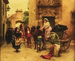 Испанская сцена. До 1924. Частное собрание