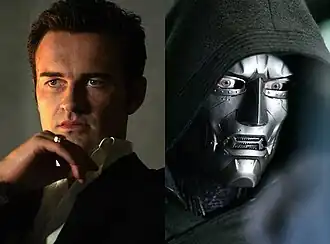 Джулиан Макмэхон в роли Виктора фон Дума / Доктора Дума в фильме «Фантастическая четвёрка» (2005)