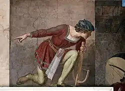 Осада Парижа. 1820—1826. Фреска зала Ариосто Казино Массимо, Рим