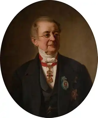 Й. Кёлер. Портрет светлейшего князя А. М. Горчакова. 1870-е годы