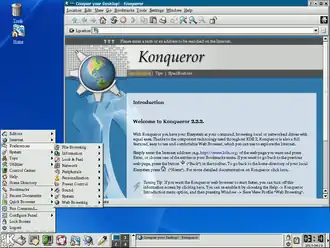 Скриншот программы K Desktop Environment 2