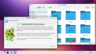 Скриншот программы KDE Plasma 6