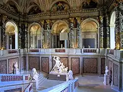 Музей истории искусств в Вене. Главная лестница. 1872—1881