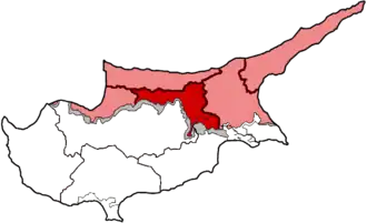 район Левкоша на карте