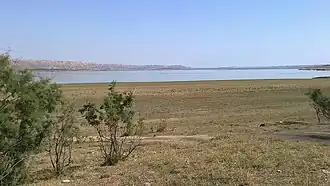 Вид на водохранилище осенью 2011 года