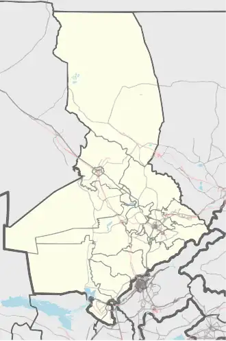 Арысь на карте