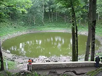 Кратер Каали в 2007 году