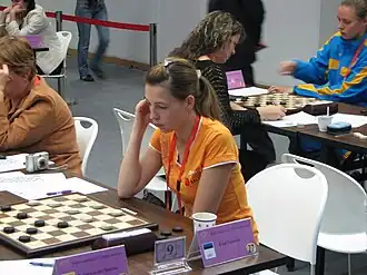 Каари Вайнонен играет на  Всемирных Интеллектуальных играх 2008 года