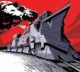 Обложка альбома Хироюки Савано «Kabaneri of the Iron Fortress Original Soundtrack» ()