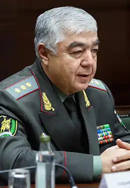 Министр обороны Узбекистана(17.09.2008 — 4.09.2017)генерал-полковник Бердиев К. Р.