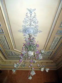 Плафон с росписью начала XIX века