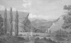 Качи-Кальон. 1805 год. Лист 3 из альбома ко второй части издания П.И.Сумарокова «Досуги крымского судьи или Второе путешествие в Тавриду»