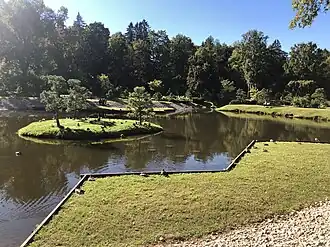 Пруд в японском саду