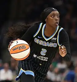 Коппер в игре за «Чикаго Скай» против «Миннесота Линкс» (19 мая 2023 года)