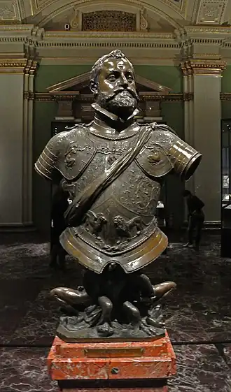 Бюст императора Рудольфа II. 1603. Бронза. Музей истории искусств, Вена