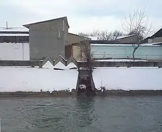 Щит-затвор головного сооружения канала Павлов на канале Калькауз (в настоящее время перекрыт)