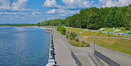 Набережная Камы на территории курорта «Усть-Качка»