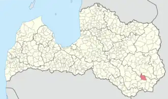 Капинская волость  (до 1949 года) на карте