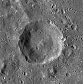 Снимок зонда Lunar Reconnaissance Orbiter.