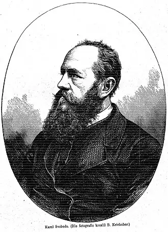 Карл (Карел) Сво́бода. 1870 г.