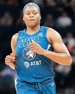 Карима в игре за «Миннесота Линкс» против «Коннектикут Сан» (14 июня 2019 года)