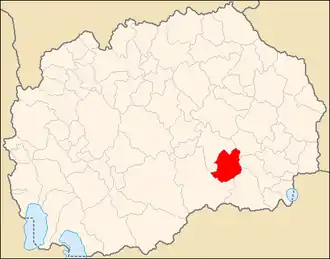 Община Демир-Капия на карте