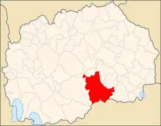 Община Кавадарци на карте