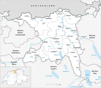 Дюрренеш на карте