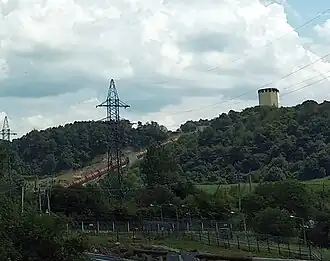 Уравнительный резервуар и напорный трубопровод Кашхатау ГЭС