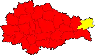 Касторенский район на карте