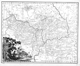 Казанское наместничество на карте