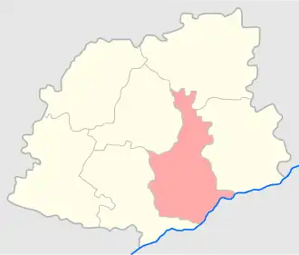 Пинчовский уезд на карте