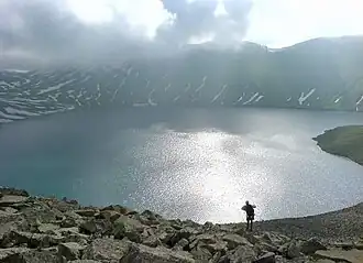 Озеро Келистба. Вид с северо-востока