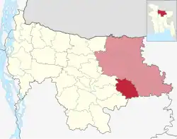 Кендуа на карте