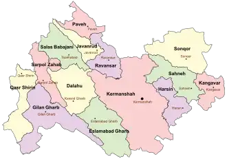 Сарполь-э-Захаб на карте