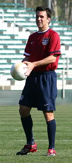 Завагнин в сборной США (10 апреля 2006)