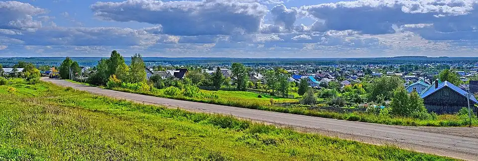 Вид на посёлок