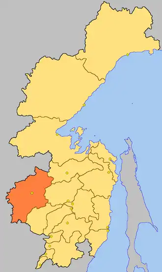 Верхнебуреинский район на карте