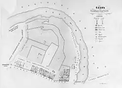 1851-1852. Атлас города Москвы. План Хамовнической части, лист 1