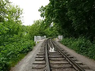 Перегон Мемориал-Парк (опасная кривая)