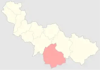 Изюмский уезд на карте