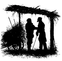 Е. М. Бём. Хорь и Калиныч. Иллюстрация к «Запискам охотника» И. С. Тургенева. 1883. Санкт-Петербург, Государственный Русский музей