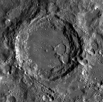 Снимок зонда Lunar Reconnaissance Orbiter.