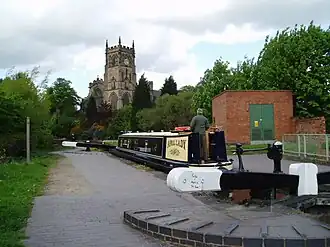 Киддерминстерский шлюз на канале