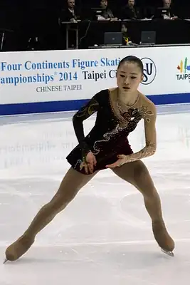 Участница женского одиночного турнираКим Тхэгён (Республика Корея)