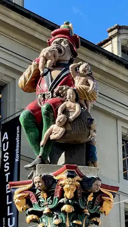 «Пожиратель детей». Берн, Швейцария