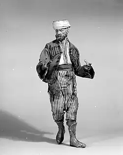 Слуга восточного царя. Терракота, роспись. Метрополитен-музей, Нью-Йорк