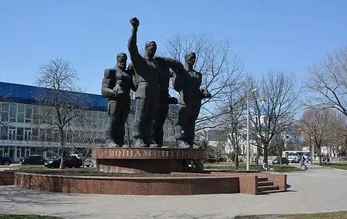 Памятник в Кропивницком