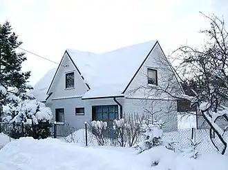 Улица Кирси зимой