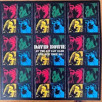 Обложка альбома Дэвида Боуи «Something in the Air (Live Paris 99)» (2021)